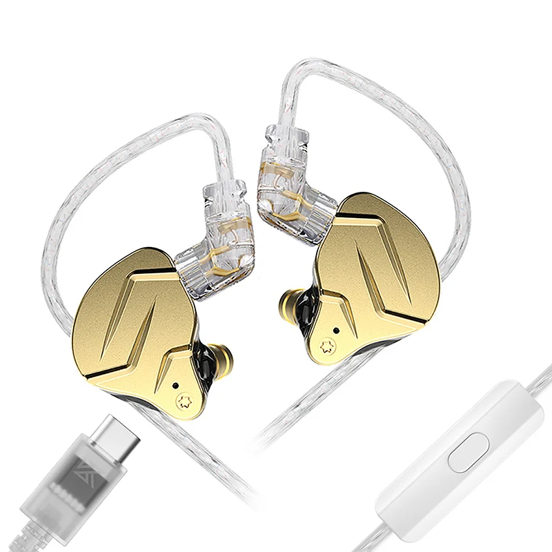 【KZ ZSN Pro X】1BA 1DD Hybrid in Ear Monitors IEM Earphones Wired Gaming Earbuds
