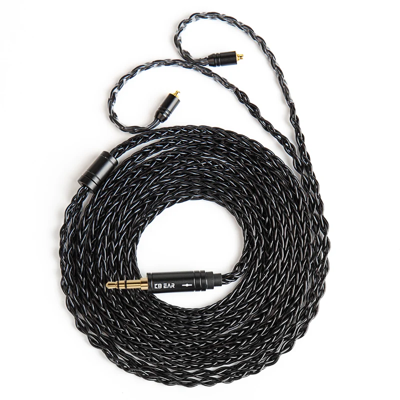 【KBEAR ST12 /ST12 PLUS /ST12 MAX】8-strand 4N OFC silver-plated Upgraded Cable 1.2m/1.5m/2m Long