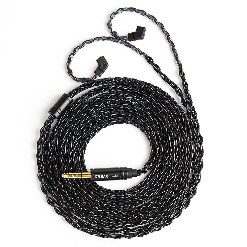 【KBEAR ST12 /ST12 PLUS /ST12 MAX】8-strand 4N OFC silver-plated Upgraded Cable 1.2m/1.5m/2m Long