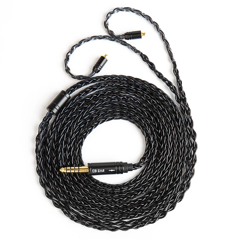 【KBEAR ST12 /ST12 PLUS /ST12 MAX】8-strand 4N OFC silver-plated Upgraded Cable 1.2m/1.5m/2m Long