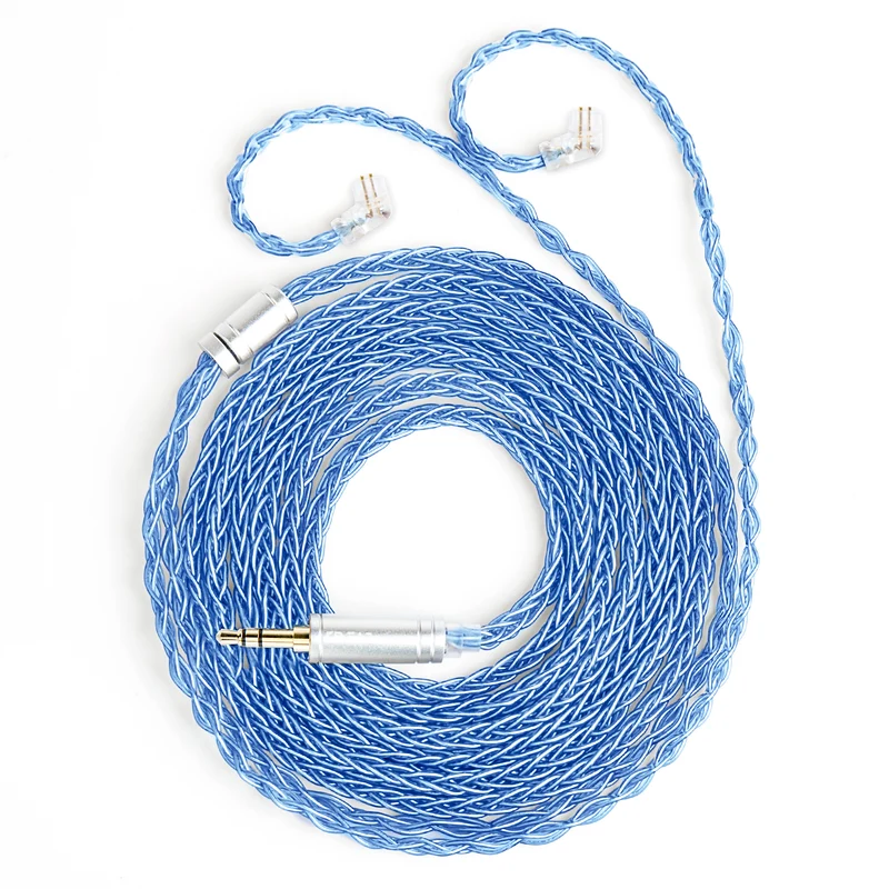 【KBEAR ST12 /ST12 PLUS /ST12 MAX】8-strand 4N OFC silver-plated Upgraded Cable 1.2m/1.5m/2m Long