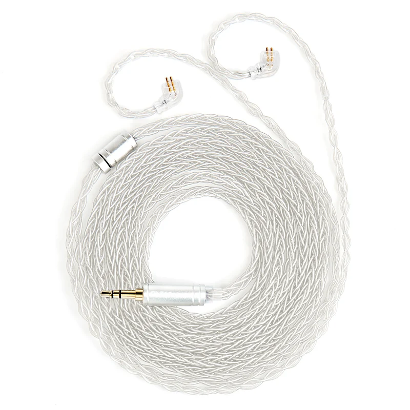 【KBEAR ST12 /ST12 PLUS /ST12 MAX】8-strand 4N OFC silver-plated Upgraded Cable 1.2m/1.5m/2m Long
