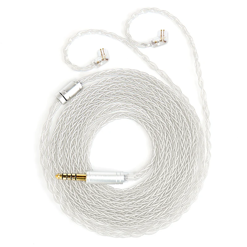 【KBEAR ST12 /ST12 PLUS /ST12 MAX】8-strand 4N OFC silver-plated Upgraded Cable 1.2m/1.5m/2m Long