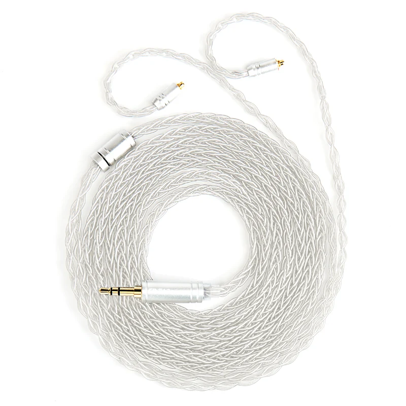 【KBEAR ST12 /ST12 PLUS /ST12 MAX】8-strand 4N OFC silver-plated Upgraded Cable 1.2m/1.5m/2m Long
