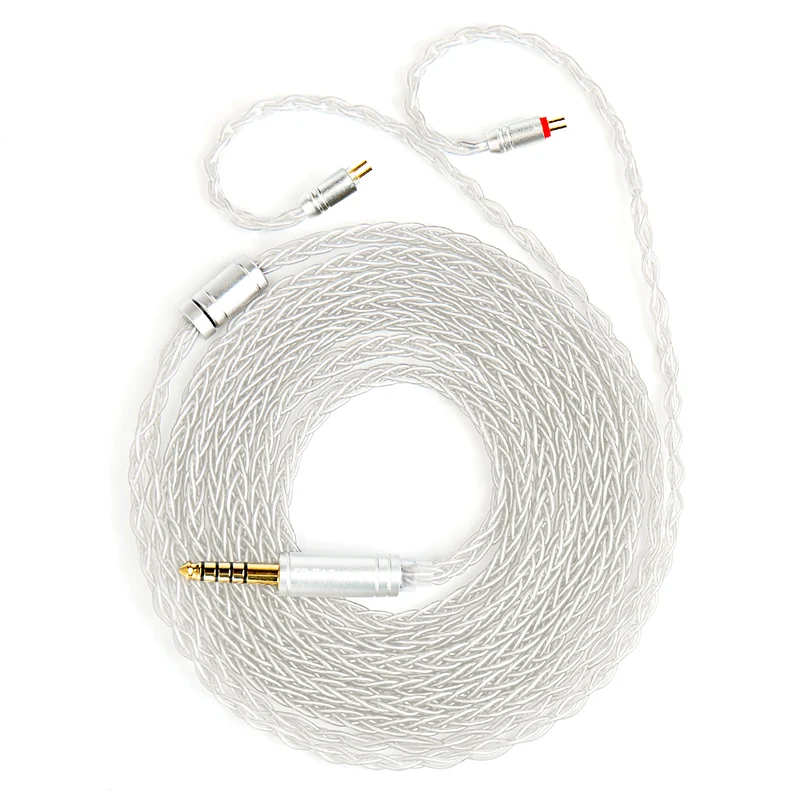 【KBEAR ST12 /ST12 PLUS /ST12 MAX】8-strand 4N OFC silver-plated Upgraded Cable 1.2m/1.5m/2m Long