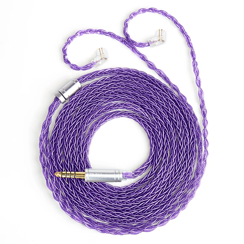 【KBEAR ST12 /ST12 PLUS /ST12 MAX】8-strand 4N OFC silver-plated Upgraded Cable 1.2m/1.5m/2m Long