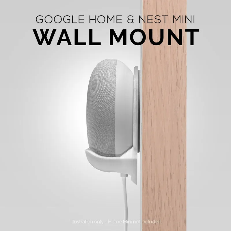 Google Nest Home Mini Stick On Wall Mount - Mudah Dipasang