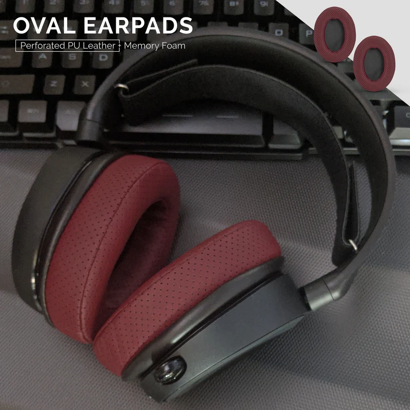 Kopfhörer Memory Foam Earpads - Oval - Perforiert