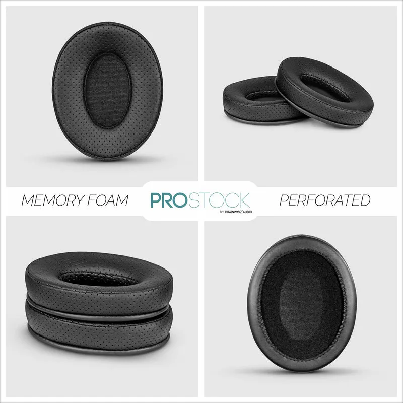 Ersatz-Ohrpolster der ProStock ATH M50X- und M-Serie – individuell gestaltete Form mit Memory-Schaum – perforiert