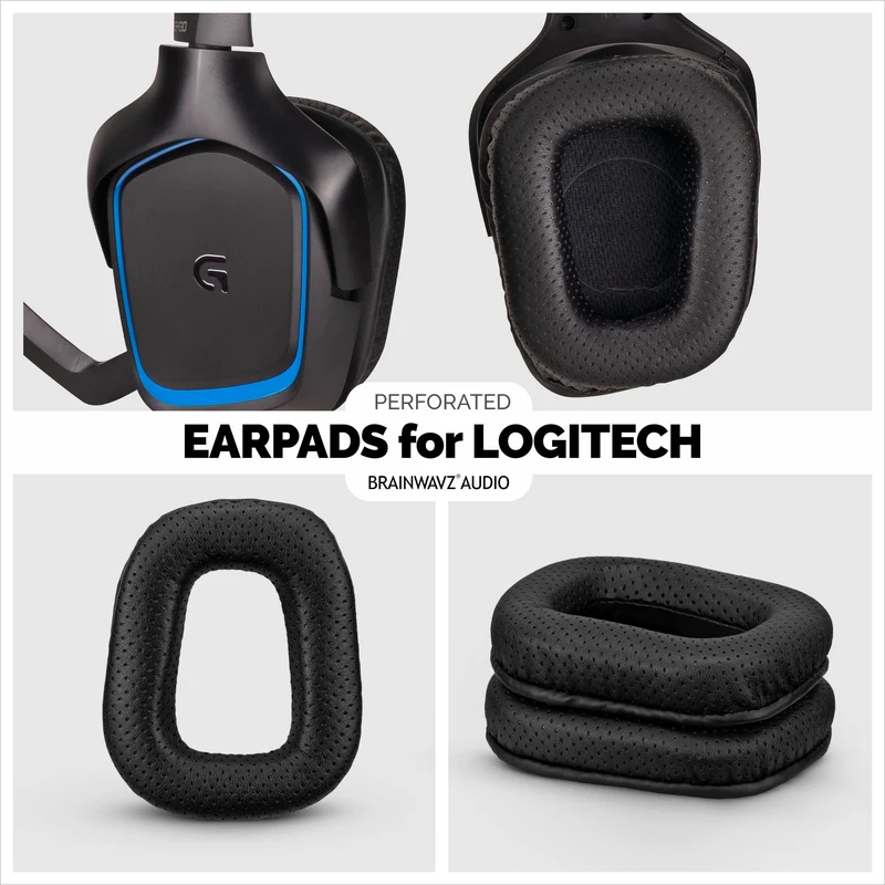 Logitech G430 G35 G930 F450 Ersatz-Ohrpolster - Premium-Upgrade-Materialien