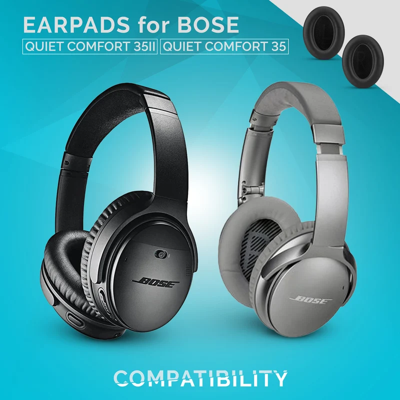 BOSE QC35 & QC35ii Premium Ersatz-Ohrpolster