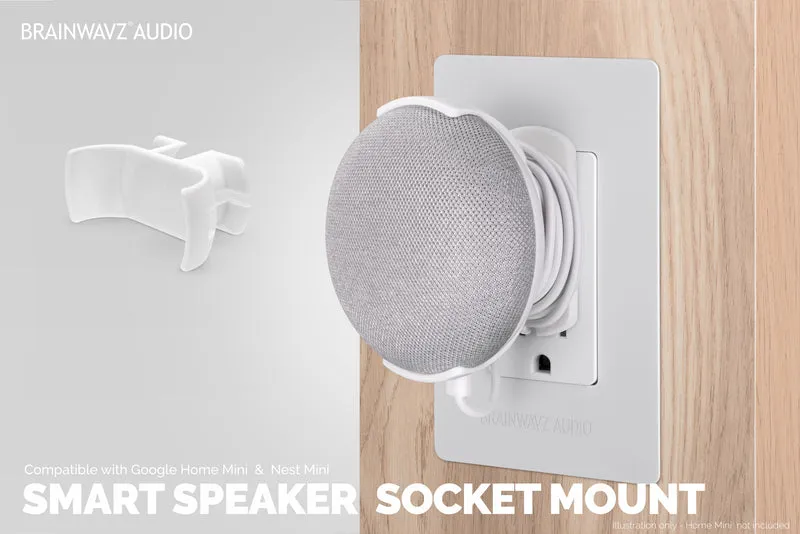 Google Nest Home Mini - Pelekap Soket Dinding