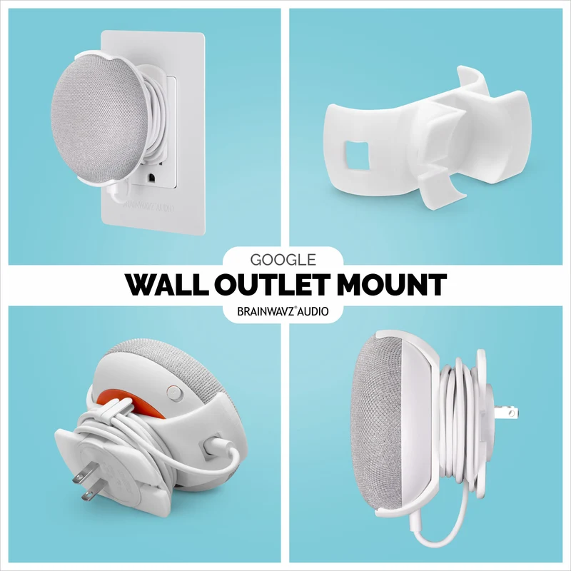 Google Nest Home Mini - Pelekap Soket Dinding