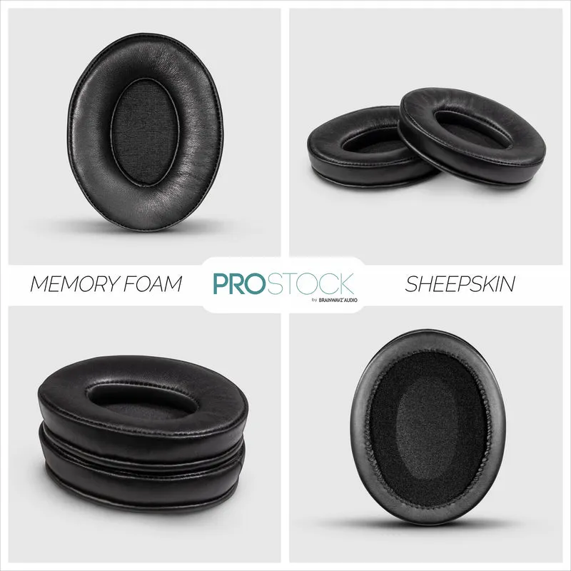 Ersatz-Ohrpolster der ProStock ATH M50X- und M-Serie – individuell gestaltete Form mit Memory-Schaum – Schafsleder