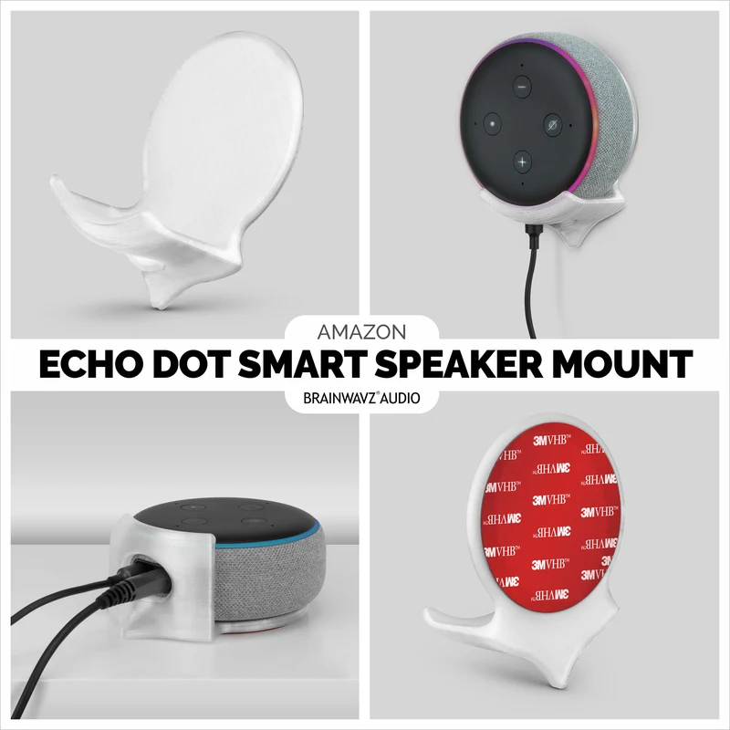 Echo Dot Klebehalterung für die Wandmontage