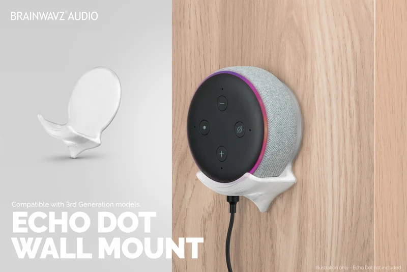 Echo Dot Klebehalterung für die Wandmontage