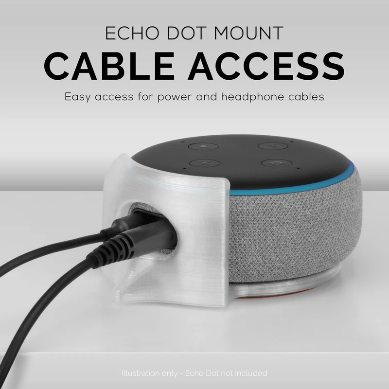 Echo Dot Klebehalterung für die Wandmontage