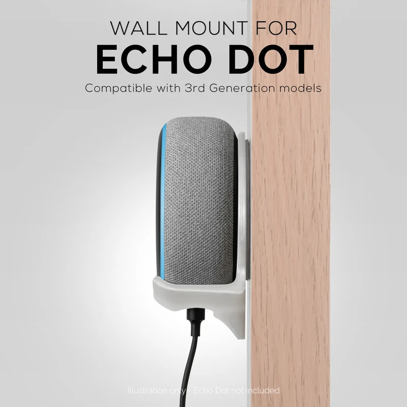 Echo Dot Klebehalterung für die Wandmontage