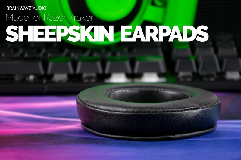 Razer Kraken Schaffell-Leder-Ersatzohrpolster