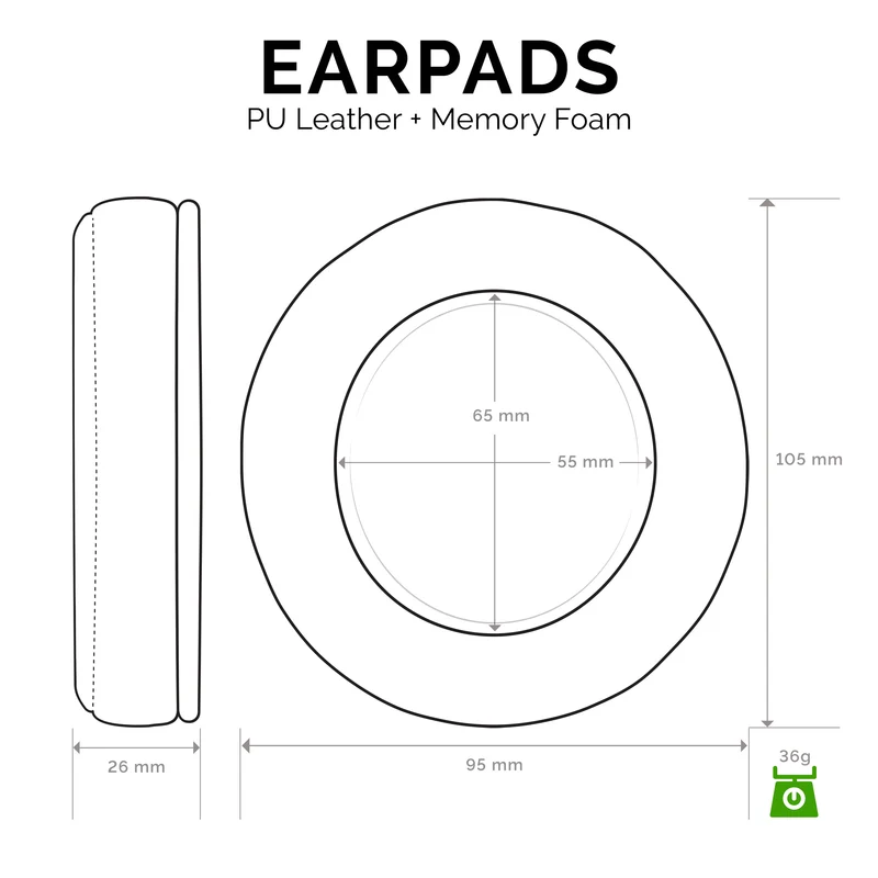 Razer Kraken Ersatz-Upgrade-Premium-Ohrpolster