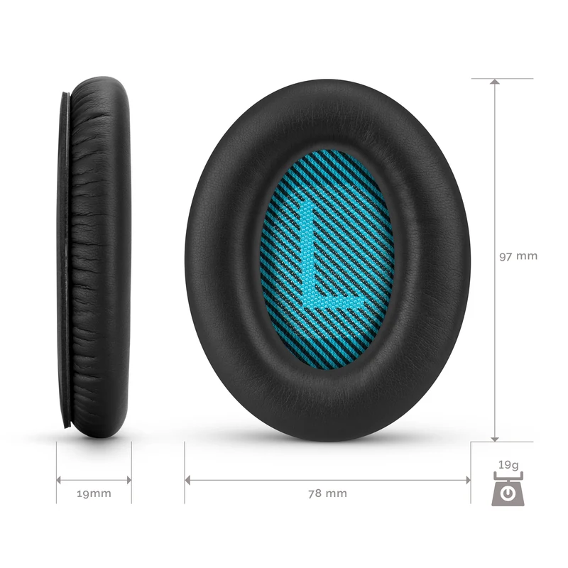 BOSE QC25 Ersatz-Premium-Ohrpolster (kompatibel auch mit AE2, AE2i, AE2w, SoundLink & SoundTrue)