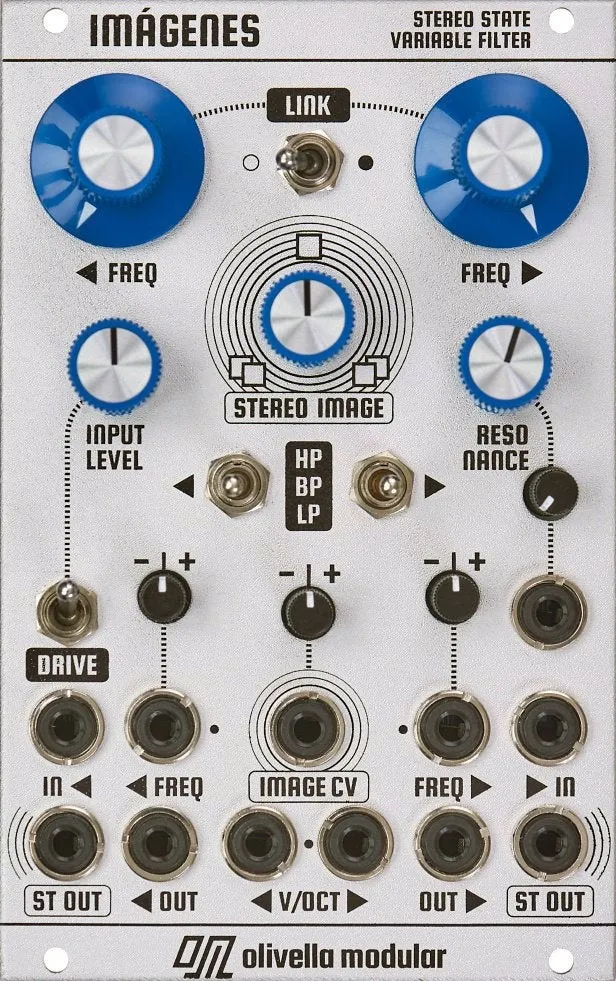 Olivella Modular IMÁGENES Eurorack State Variable Stereo Filter