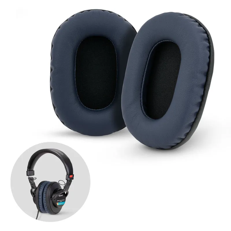 SONY MDR-7506 Ersatz-Premium-Ohrpolster - Auch geeignet für V6, CD900ST Kopfhörer (PU)