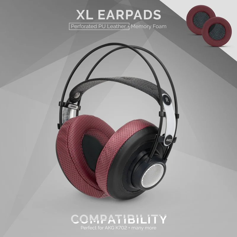 Kopfhörer Memory Foam Earpads - XL - Perforiert