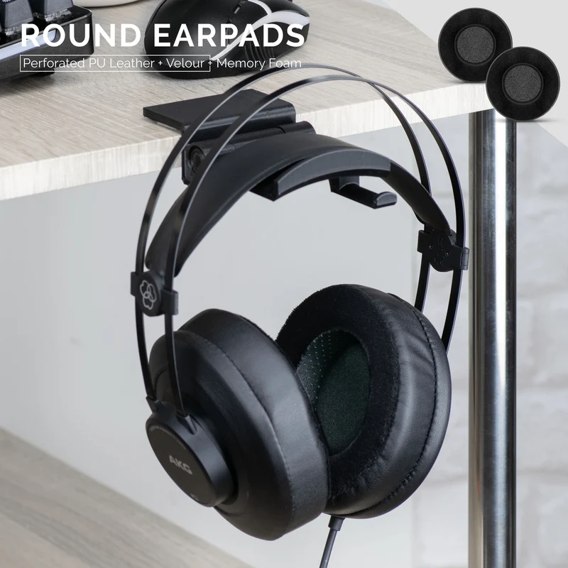 Kopfhörer Memory Foam Earpads - Rund - Hybrid