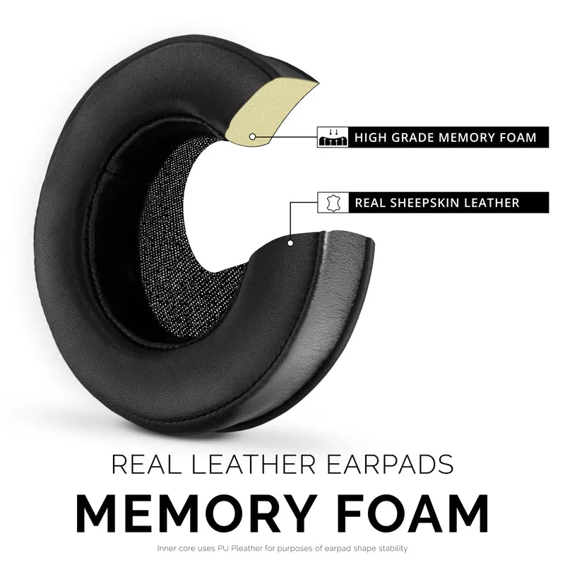 Kopfhörer Memory Foam Ohrpolster - XL Größe - Schaffell