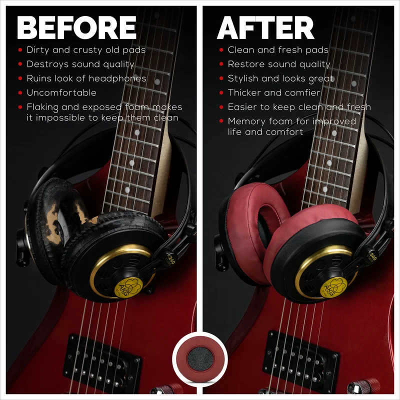 Kopfhörer Memory Foam Earpads - Rund