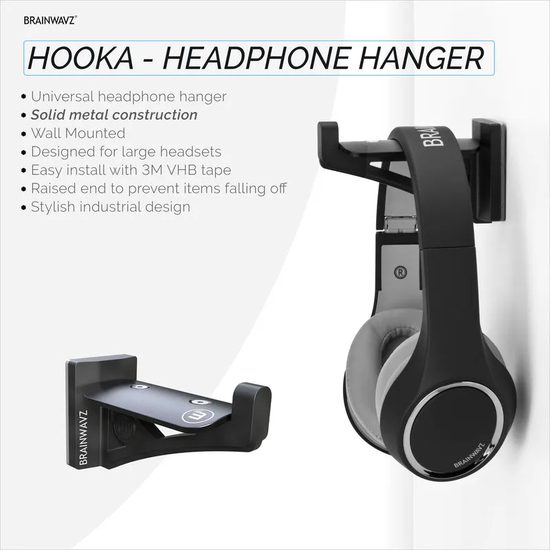 Hooka - Der Ganzmetall-Kopfhörerhalter