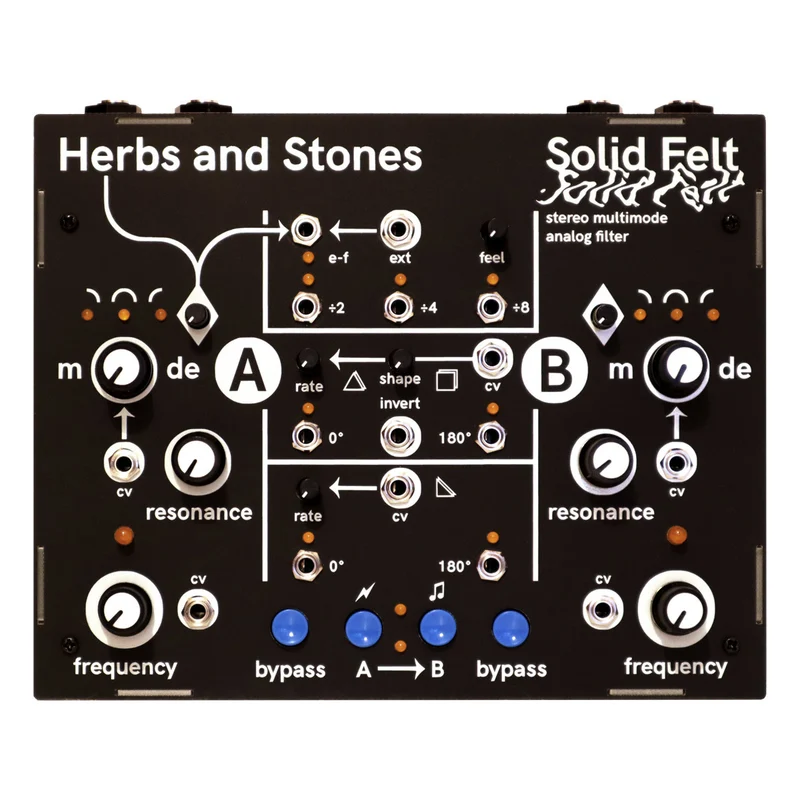Herbs & Stones Solid Felt Desktop Stereo Multimode Filter