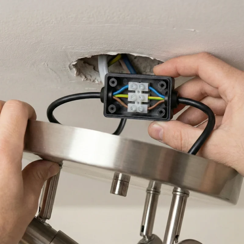 IP44 3 Polig regensichere Anschlussdose ~3574