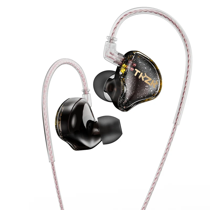 【TKZK TK01】10mm Tesla Dynamic Driver Colorful HiFi Gaming Earbuds IEM Earphones