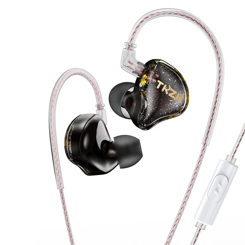 【TKZK TK01】10mm Tesla Dynamic Driver Colorful HiFi Gaming Earbuds IEM Earphones
