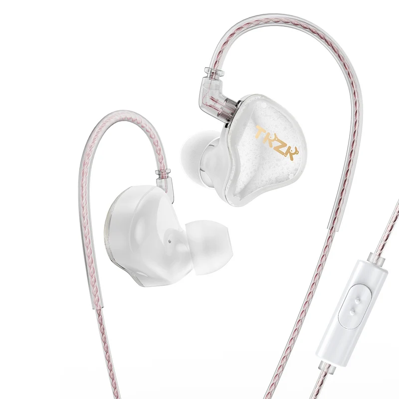 【TKZK TK01】10mm Tesla Dynamic Driver Colorful HiFi Gaming Earbuds IEM Earphones