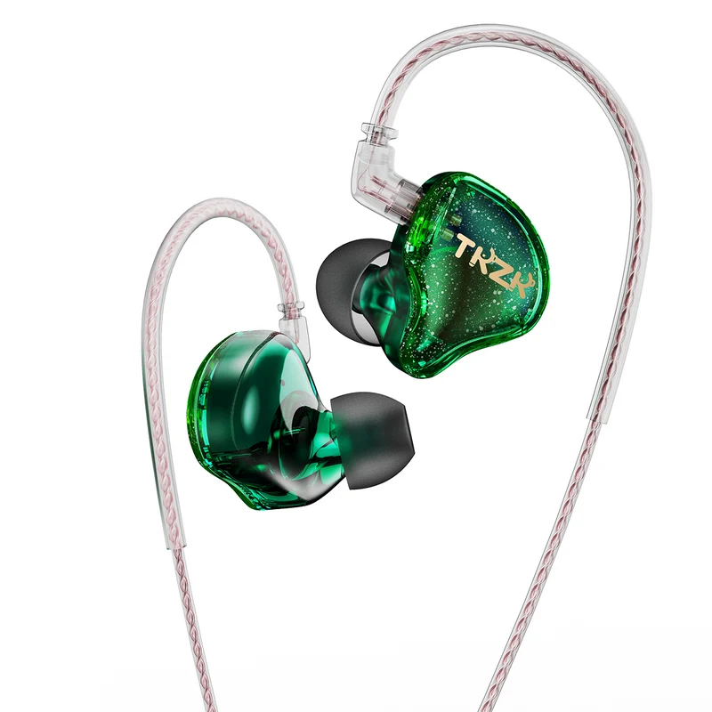 【TKZK TK01】10mm Tesla Dynamic Driver Colorful HiFi Gaming Earbuds IEM Earphones