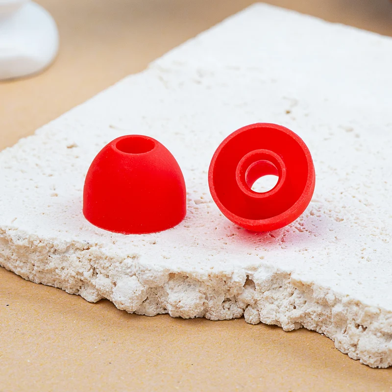 【KBEAR Rainbow——Clearance】Soft Silicone Earbuds Eartips 4mm Connector Hole 8PCS/4 Pairs