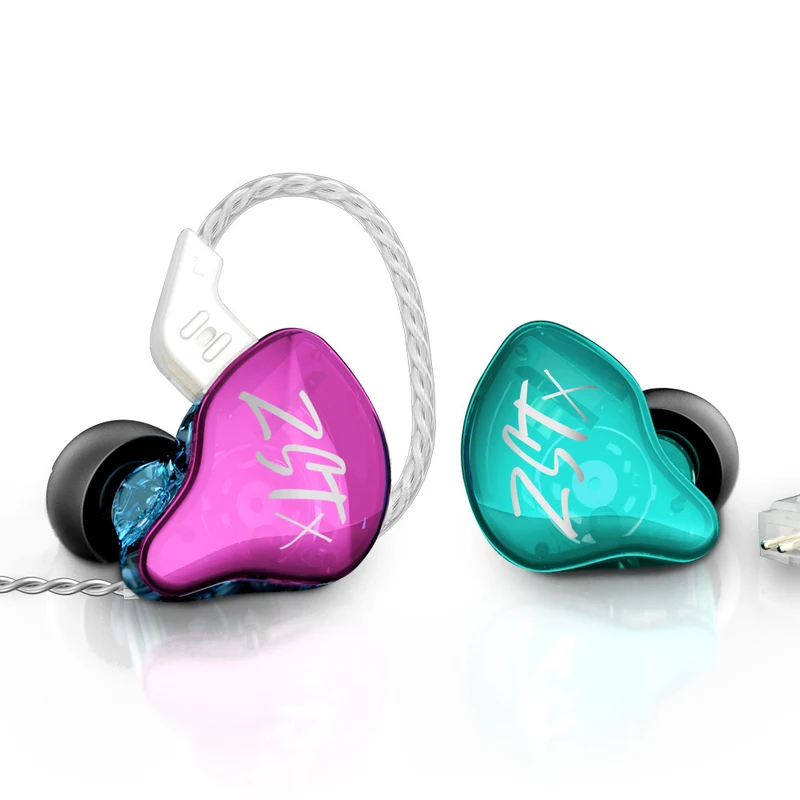 【KZ ZSTX】1DD+1BA Hybrid Driver In-ear Earphone Wired Gaming Earbuds