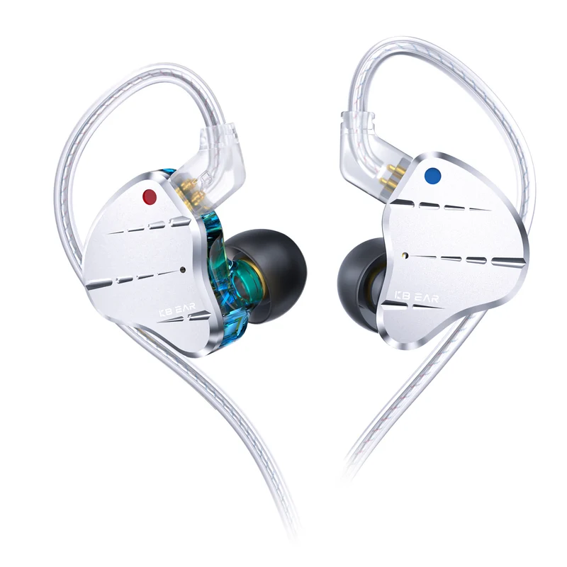 【KBEAR KS10——Clearance】 1DD+4BA Metal Earphone Sport Game Music In Ear Monitors