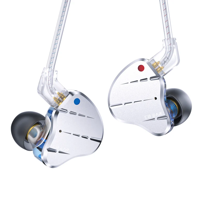 【KBEAR KS10——Clearance】 1DD+4BA Metal Earphone Sport Game Music In Ear Monitors