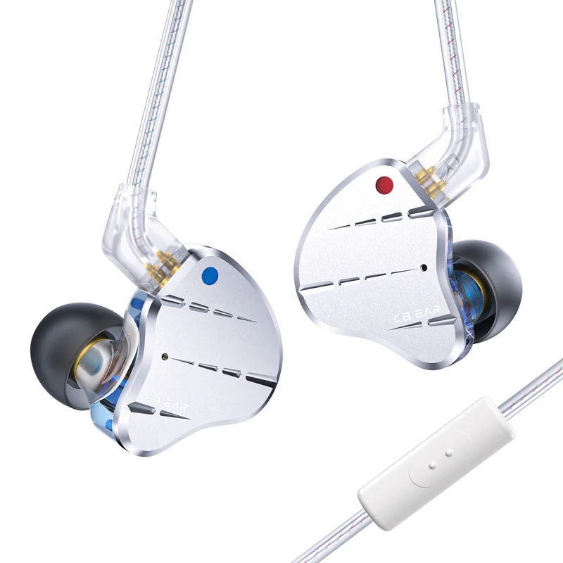 【KBEAR KS10——Clearance】 1DD+4BA Metal Earphone Sport Game Music In Ear Monitors