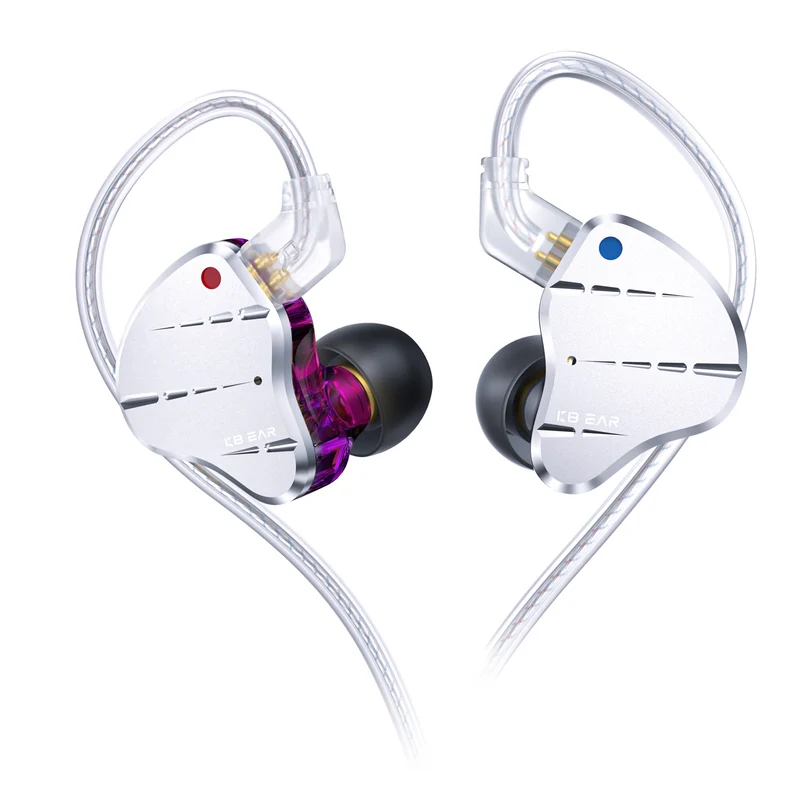 【KBEAR KS10——Clearance】 1DD+4BA Metal Earphone Sport Game Music In Ear Monitors