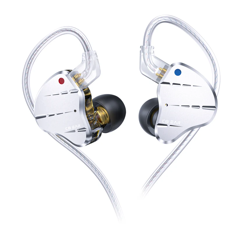 【KBEAR KS10——Clearance】 1DD+4BA Metal Earphone Sport Game Music In Ear Monitors