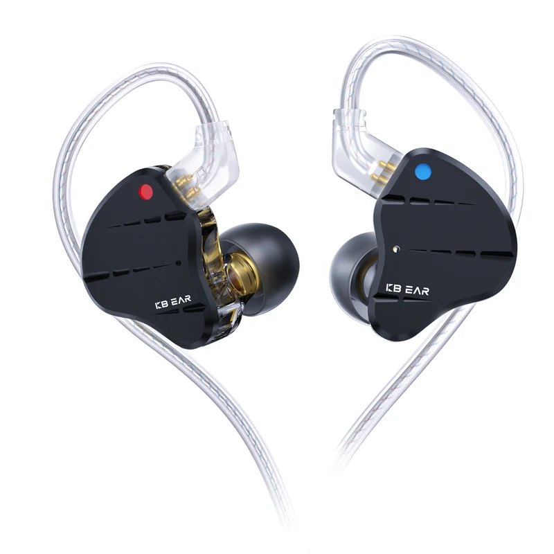 【KBEAR KS10——Clearance】 1DD+4BA Metal Earphone Sport Game Music In Ear Monitors
