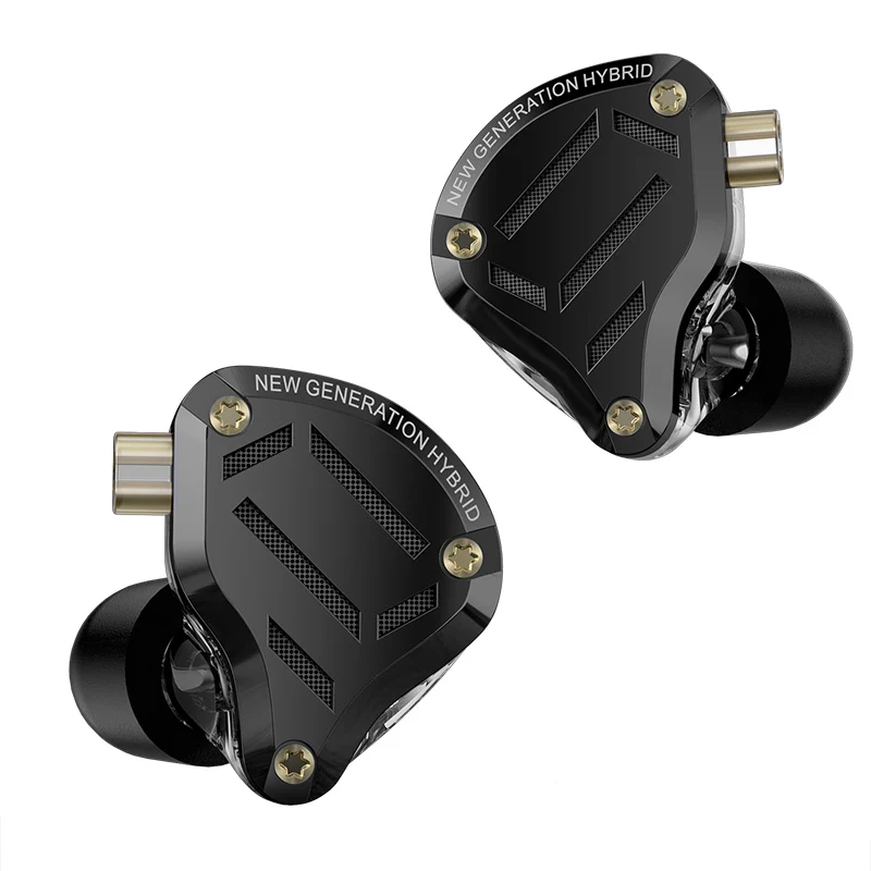【KZ ZS10 Pro 2】1DD+4BA Hybrid In Ear Monitor IEM with 4-Level Tuning Switch Gaming Earbuds