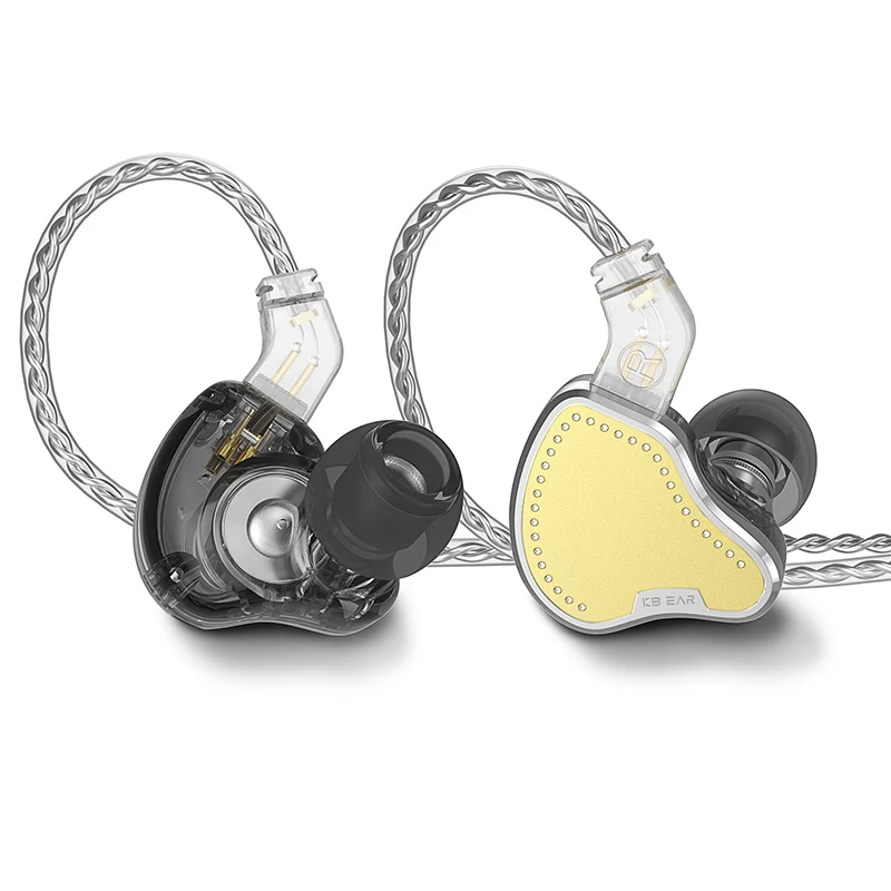 【KBEAR Pecker——Clearance】HiFi 2BA+1DD Driver Earphones In-Ear Metal Monitor IEM