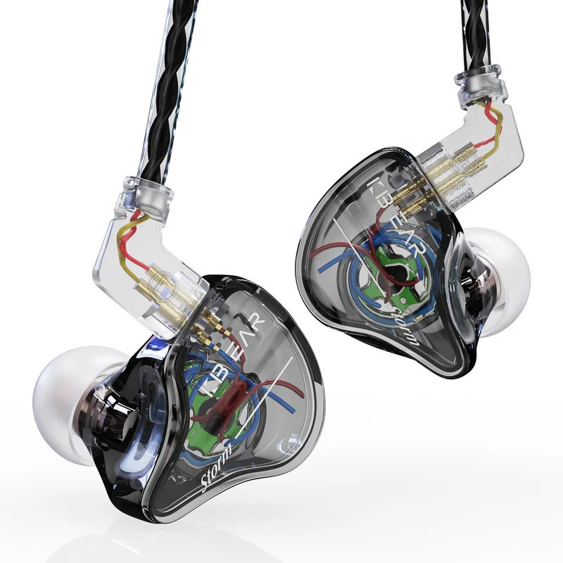 【KBEAR Storm】Single Dynamic In-ear HiFi Earphone Best rated in ear Headphones