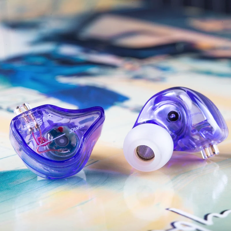 【KBEAR Storm】Single Dynamic In-ear HiFi Earphone Best rated in ear Headphones
